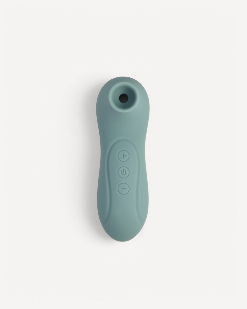 Vibromasseur à succion Flora vert de Solena pour une stimulation clitoridienne intense et discrète.