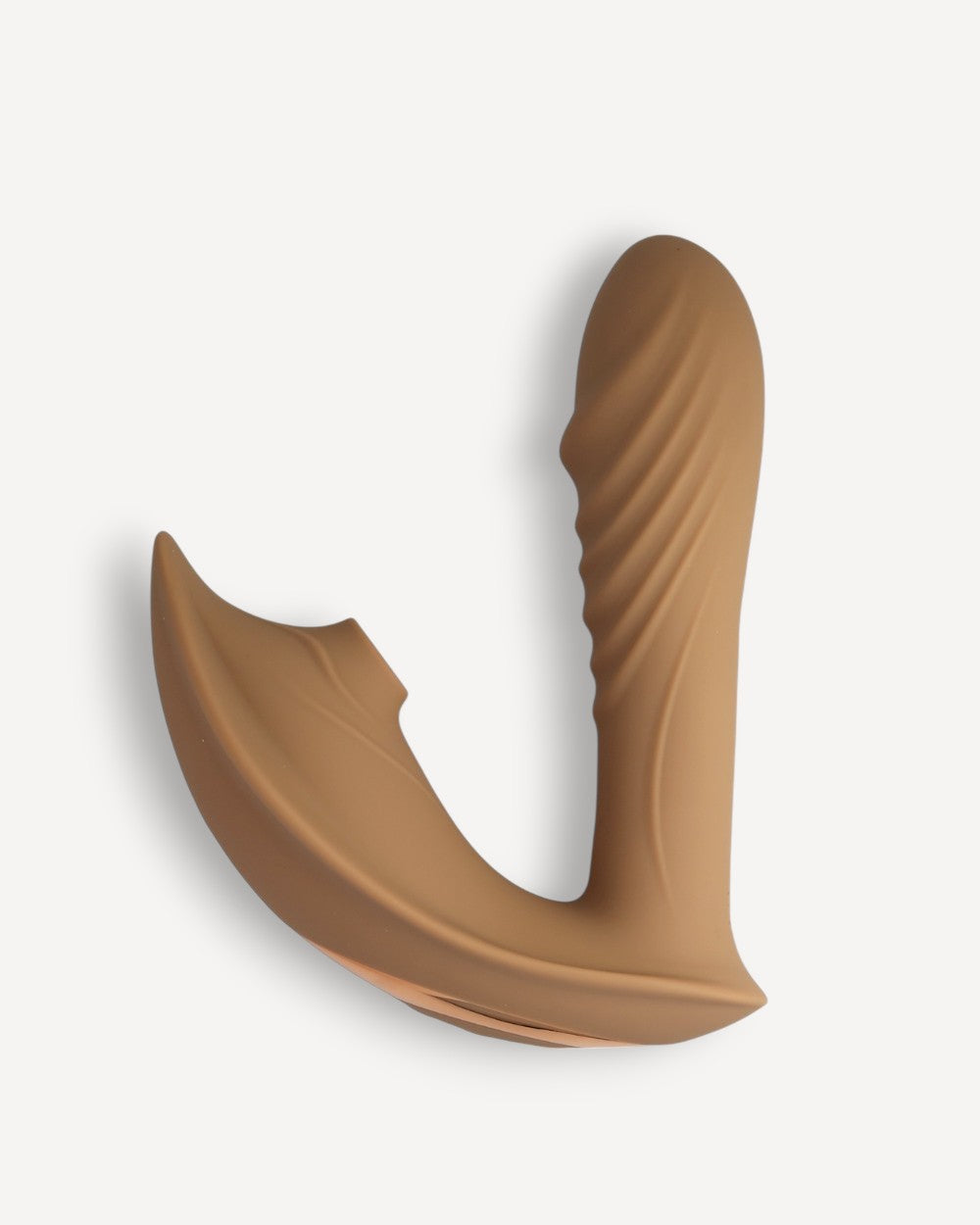 Vibromasseur Kyra de Solena brun avec double stimulation point G et clitoris pour des orgasmes intenses