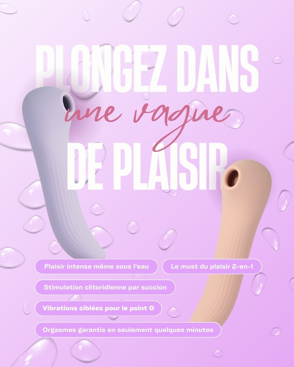 Stimulateur clitoridien Lora de Solena : stimulation clitoridienne et succion combinées pour des orgasmes intenses.