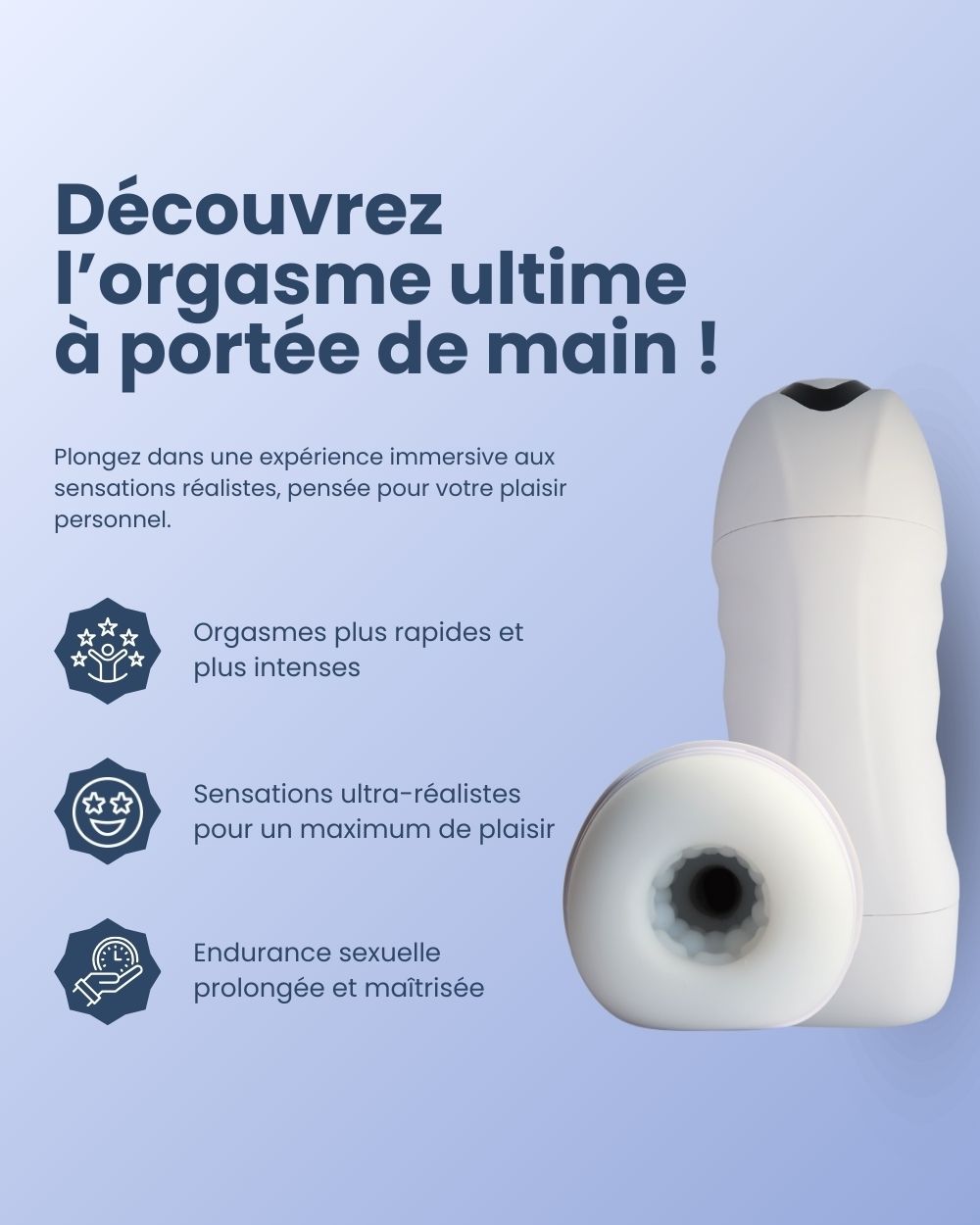 Les bénéfices du masturbateur Lumio de Solena : sensations réalistes et orgasmes rapides pour un plaisir intense.