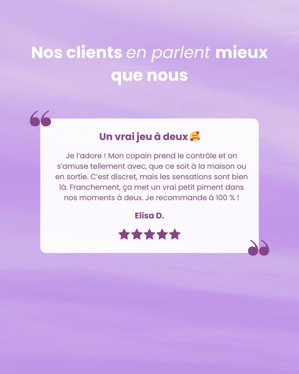 Avis sur le vibromasseur Luna de Solena : un vrai piment dans les moments à deux avec sa télécommande.