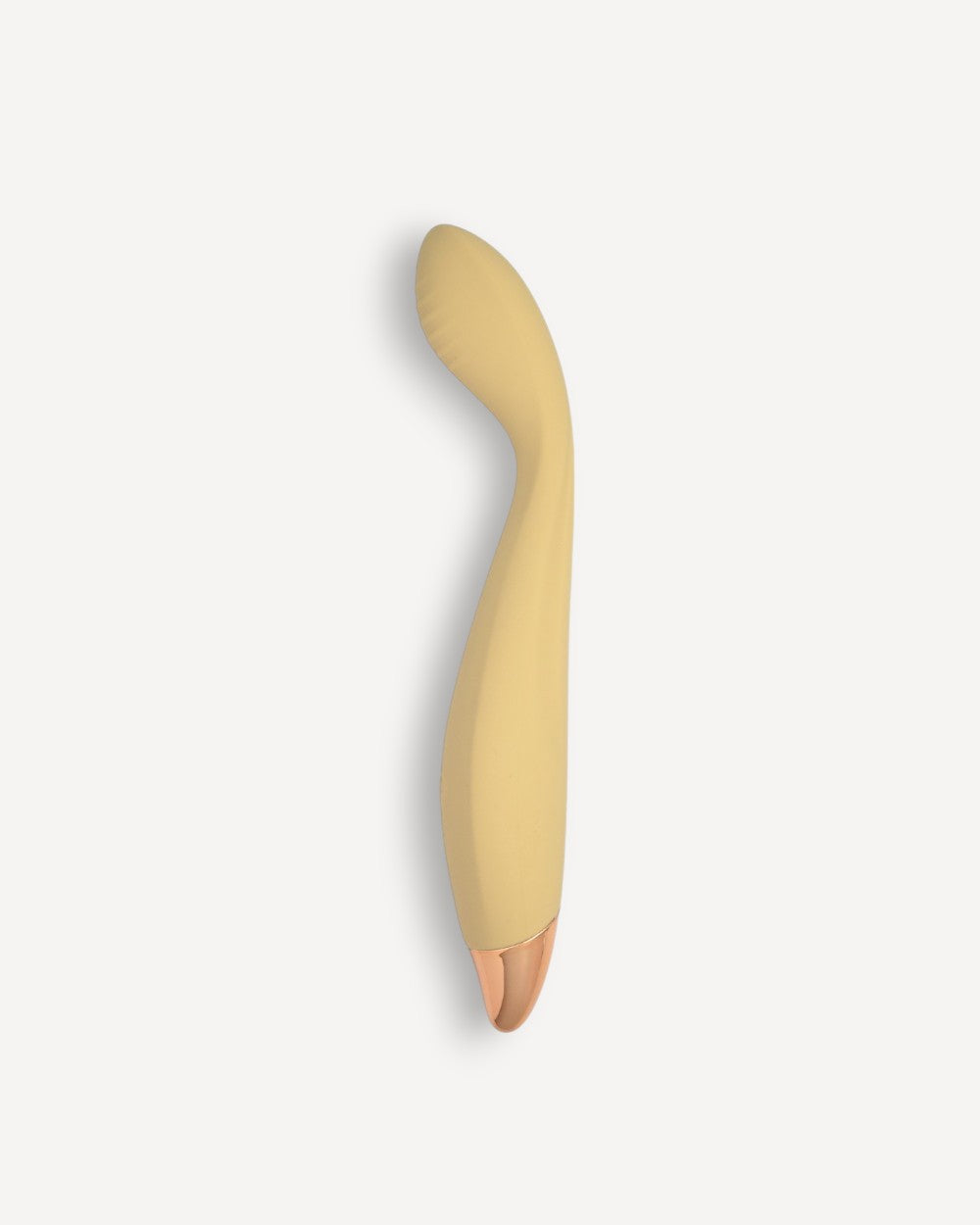 Vibromasseur Nova beige de Solena pour une stimulation intense du point G pour des orgasmes intenses.