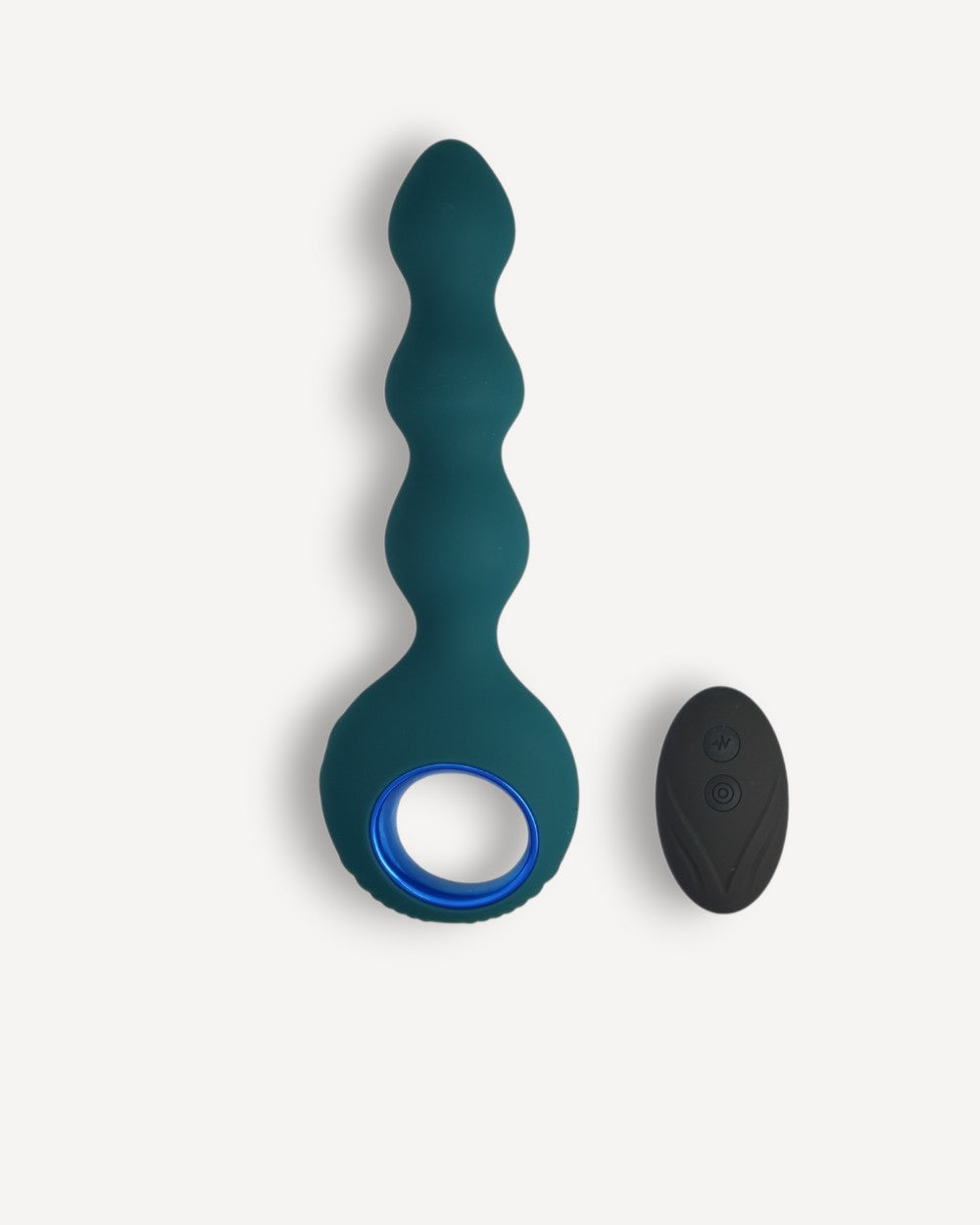 Perles anales télécommandées Veno de Solena en vert, vibrations modulables et contrôle optimal du plaisir.