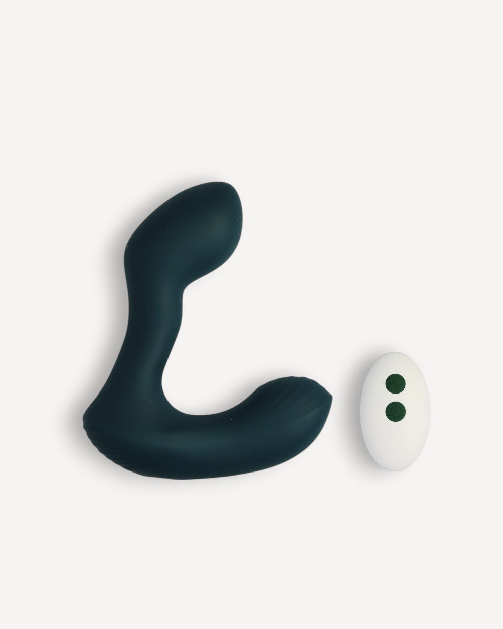 Masseur de prostate télécommandé Zoro vert de Solena, conçu pour une stimulation ciblée et un plaisir optimal.